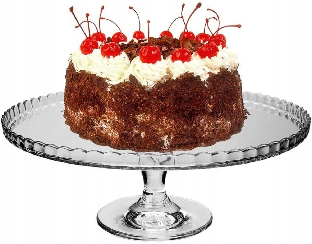 

Patera Szklana Na Nóżce Ciasto Owoce Tort 32cm