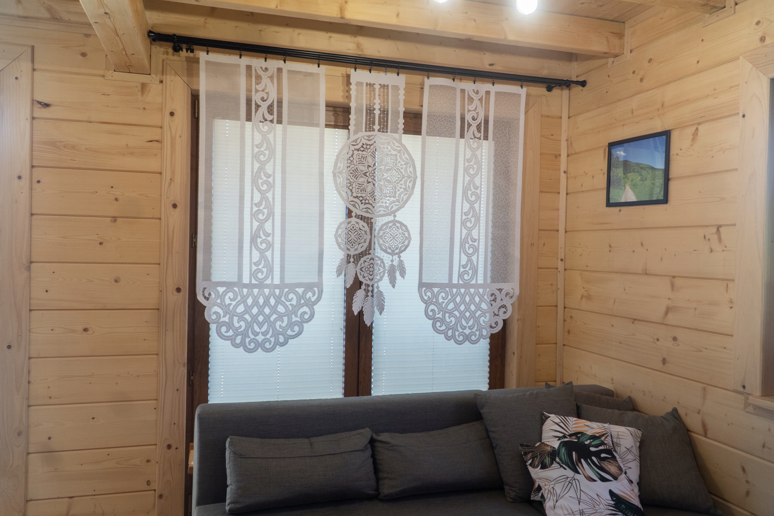 ŁAPACZ SNÓW Firany gotowe panel żakardowy 45x130 LEA Typ panel ekranowy