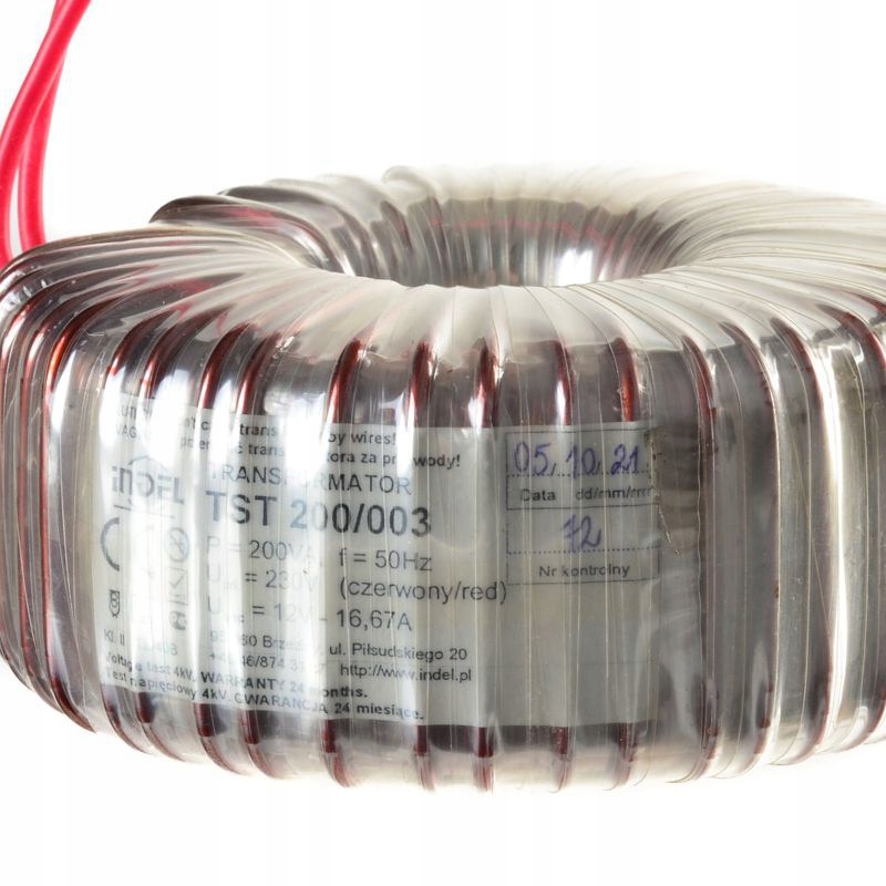 TST 200/003 12V-16.67A TRANSFORMATOR TOROIDALNY Marka Indel