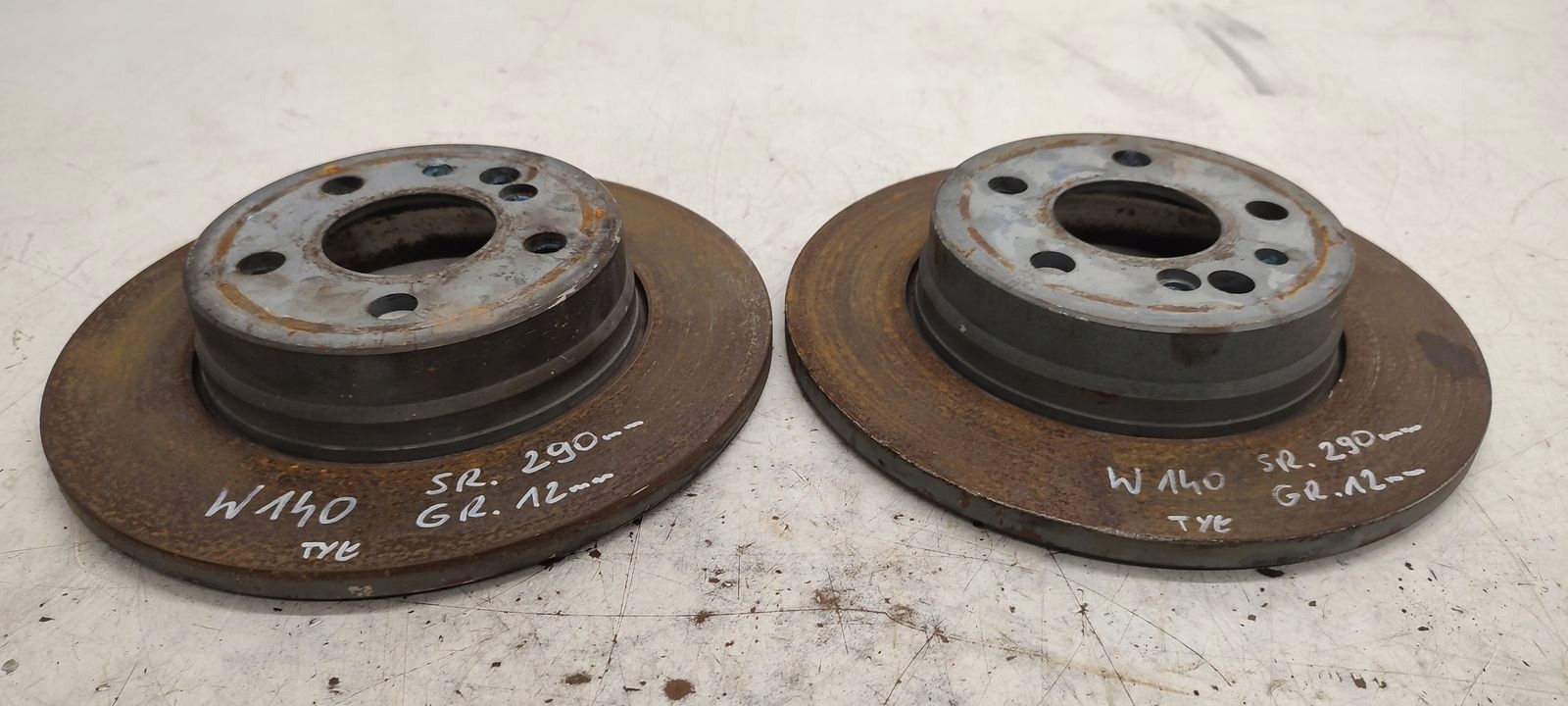 discs brake rear part rear. Mercedes W140 3,2