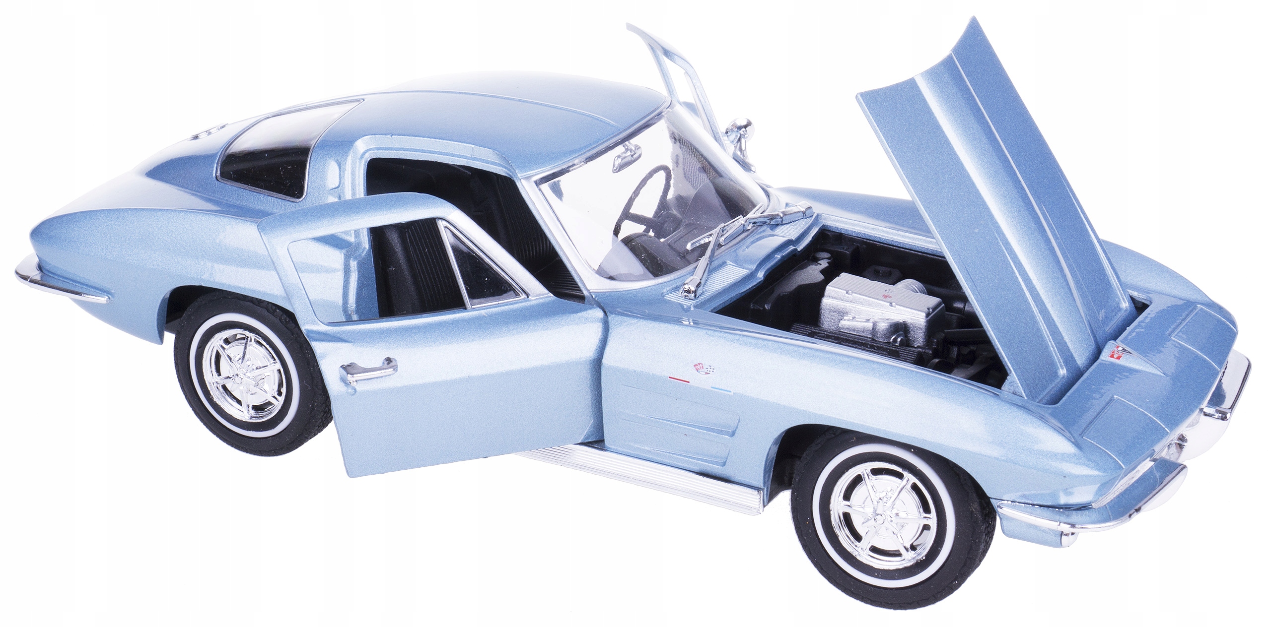 

1963 Chevrolet Corvette Model Metalowy Welly 1:24
