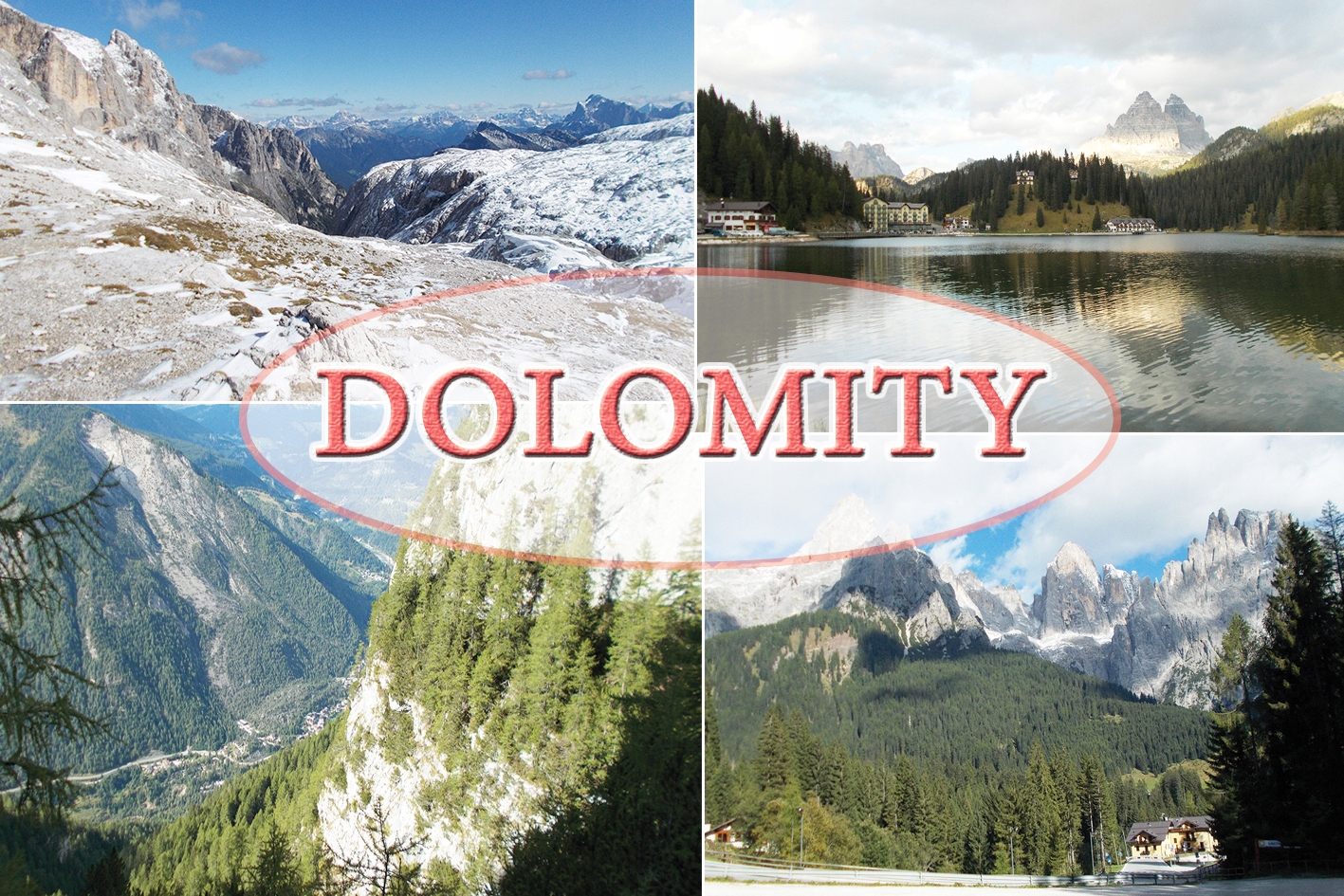 Magnesy na lodówkę - DOLOMITY