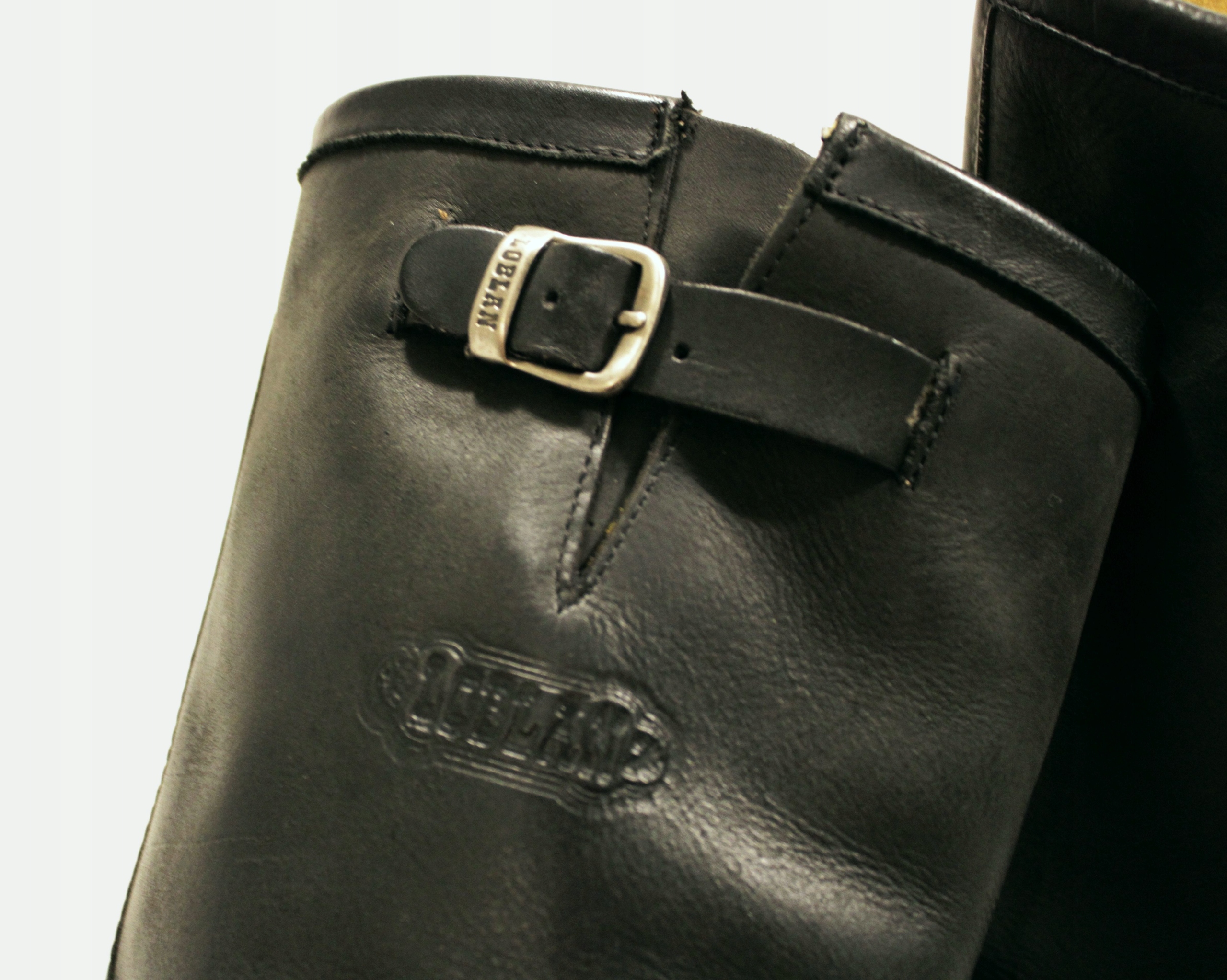 LOBLAN botki motocyklowe oryginalne wenezuelskie skóra * 43 Płeć mężczyzna