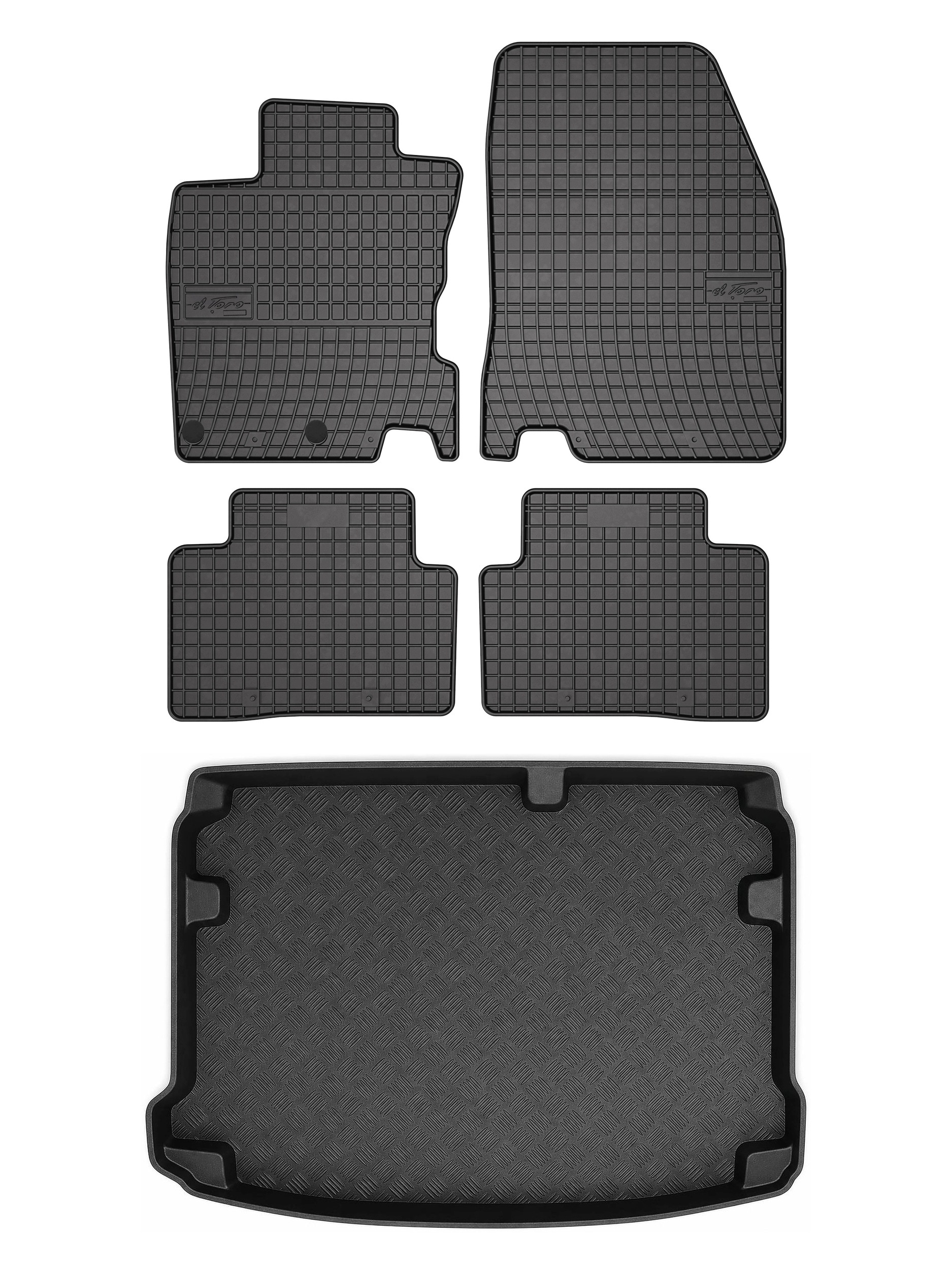 Gumové rohože SolidPRO rohožka do kufra pre: Nissan Qashqai II J11 2013-