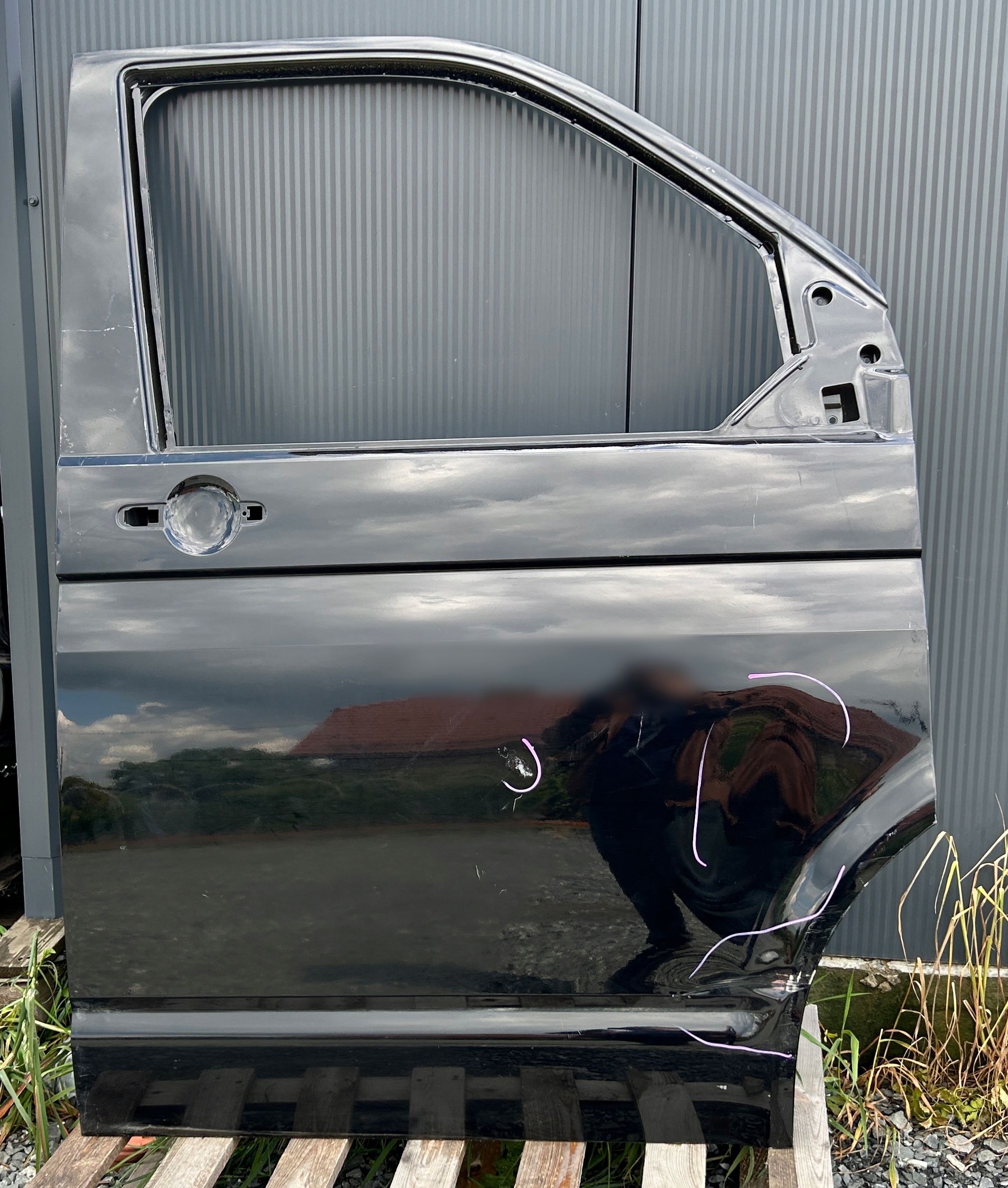 dveře pravé předek přední VW T6