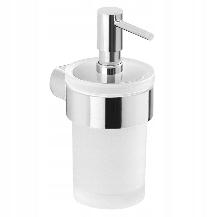 Gedy Pirenei dávkovač mydla chróm/mliečne sklo