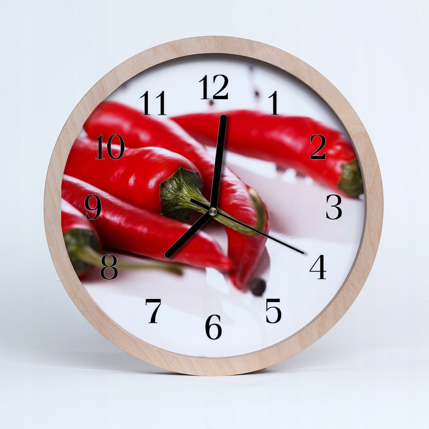 Moderní kuchyňské hodiny Design Chilli paprička