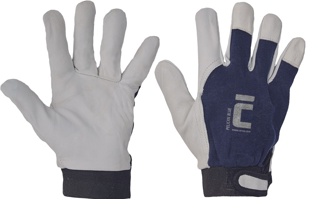 

Rękawice Wzmacniane Skórą Pelican Blue Cerva 11
