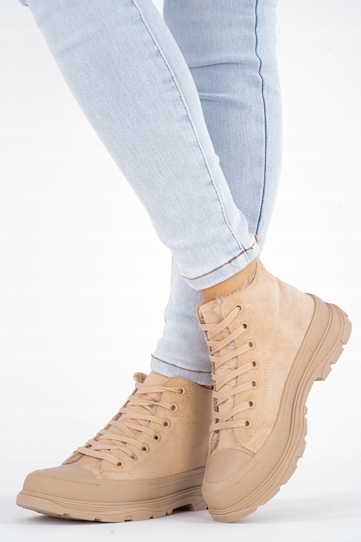 Grubo ocieplane botki traperki damskie Starr 41 Rozmiar 41