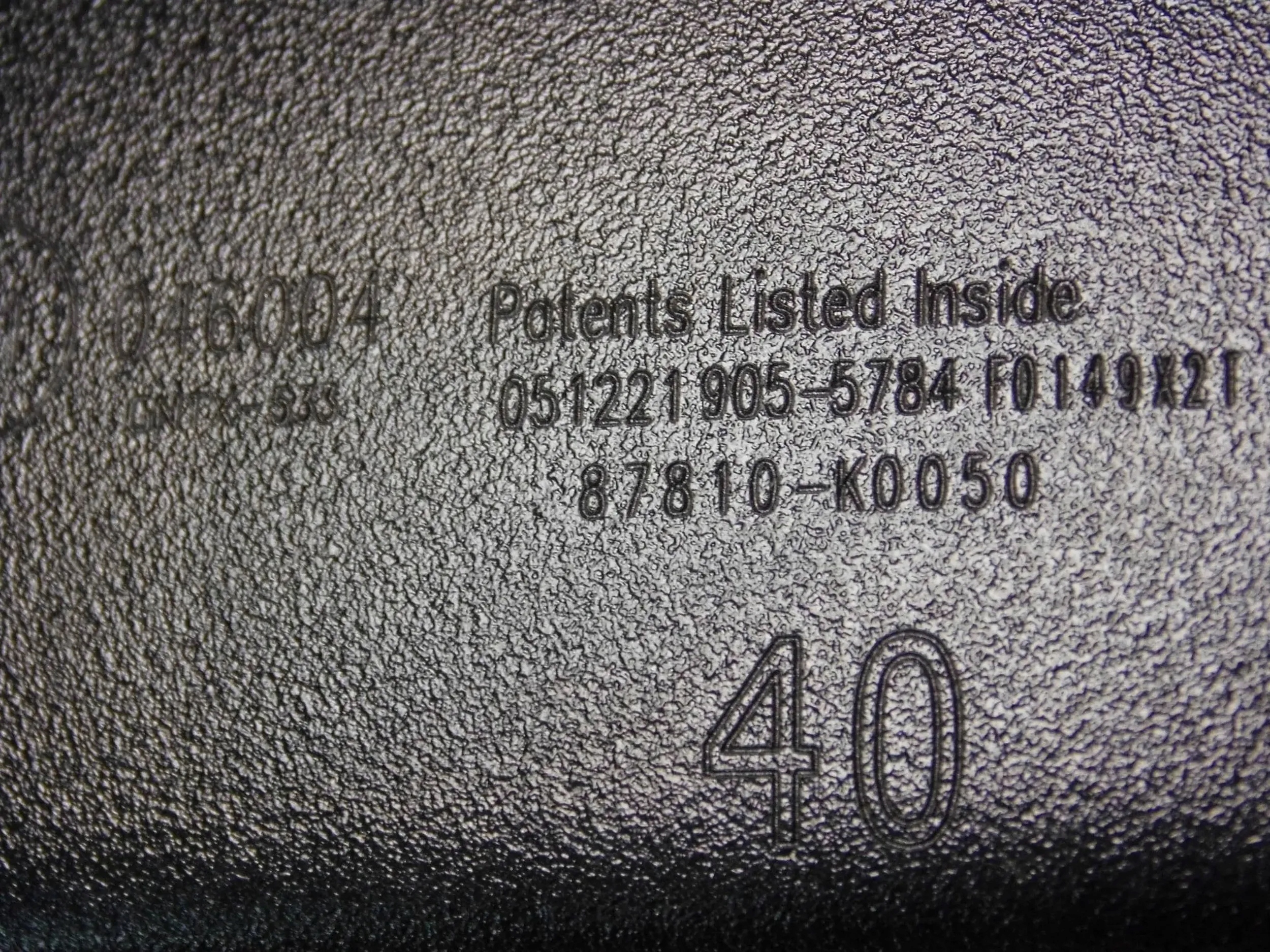 Toyota Yaris IV rear-view mirror inner
