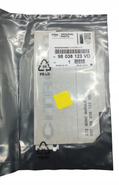 98038123VD ЕМБЛЕМА НАПИС CITROEN ОРИГІНАЛ OE PSA