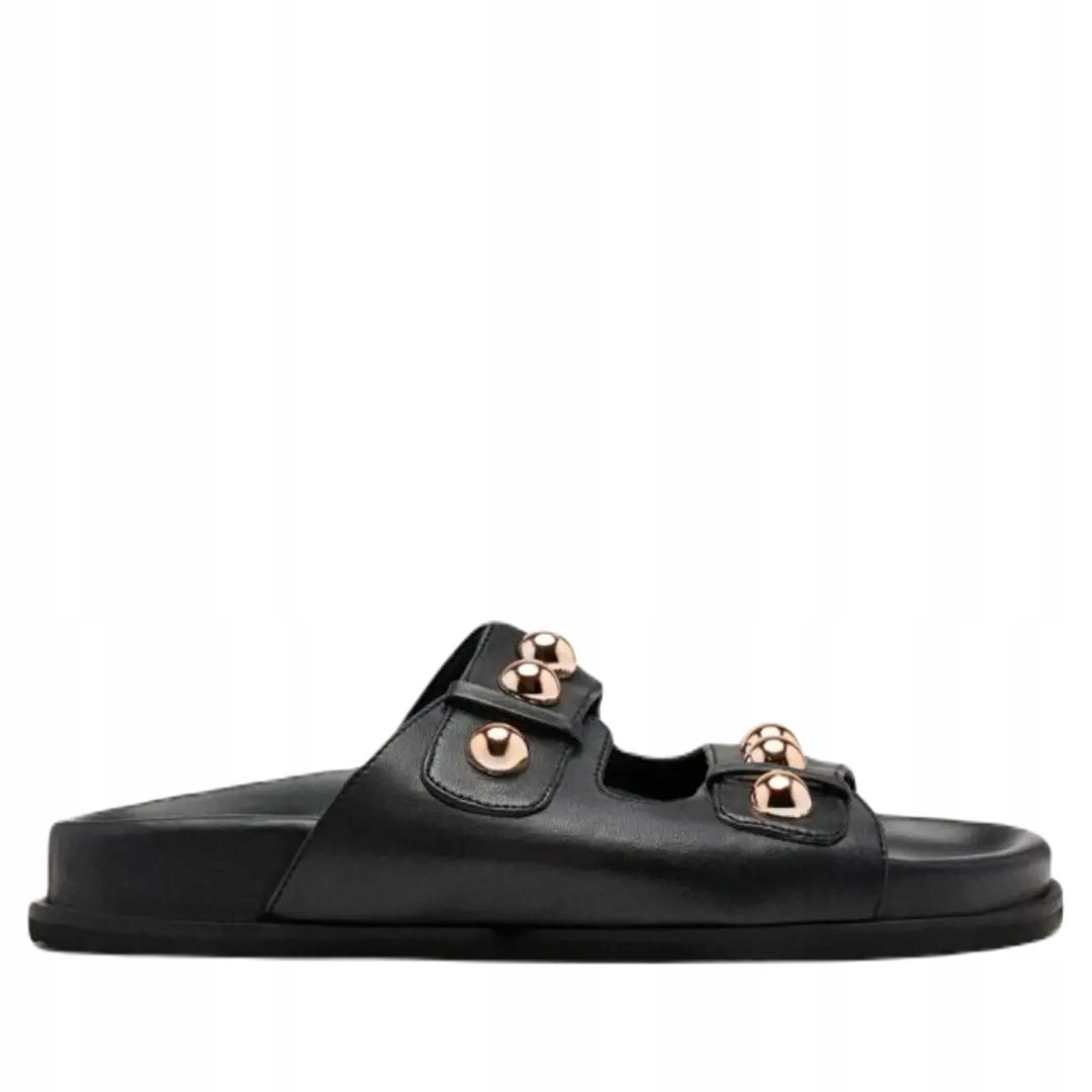 Nazouváky pantofle Gioseppo 75075-P wrentham black 39, černá