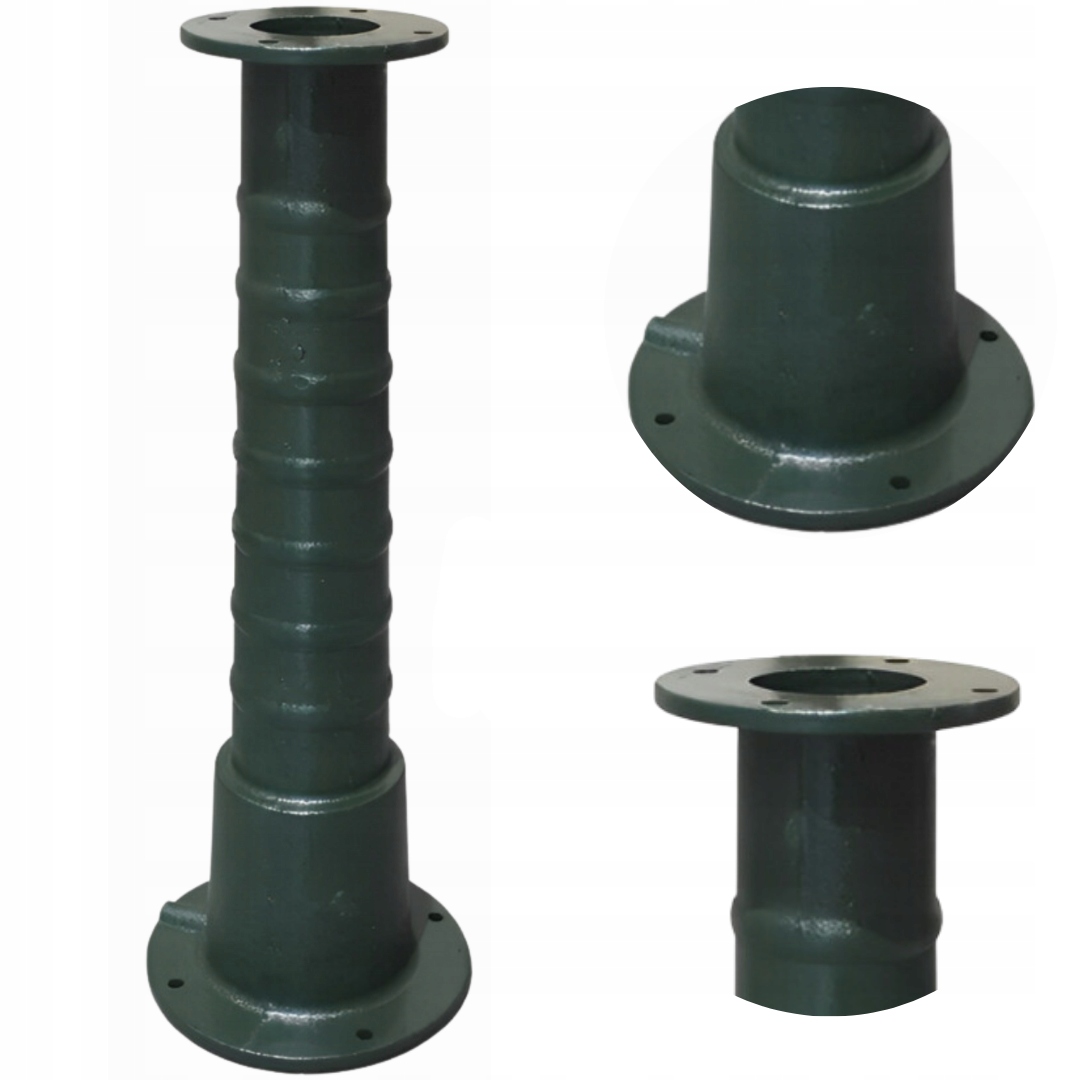 PODSTAWA ŻELIWNA DO POMPY RĘCZNEJ ABISYNKI ZIELONA KLASYCZNA SOLIDNA MOCNA