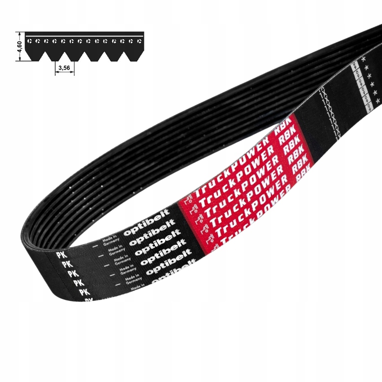 Pas pasek wielorowkowy 10 Pk 1515 Optibelt 596K Wzmocniony