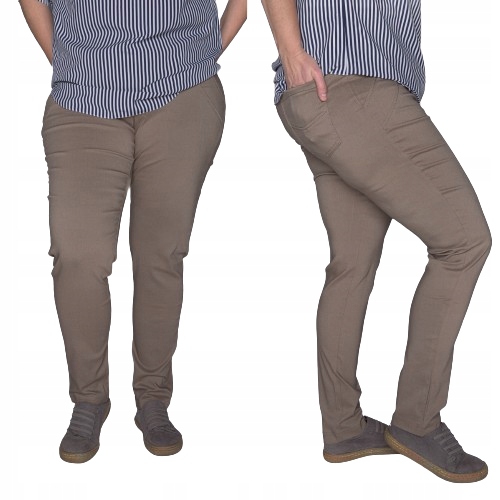 Kalhoty zúžená nohavice Cevlar barva cappucino velikost 44