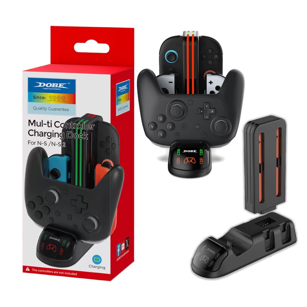 Stacja ładująca ładowarka do 4x Joy-Con i Pro Controller Switch Oled 2