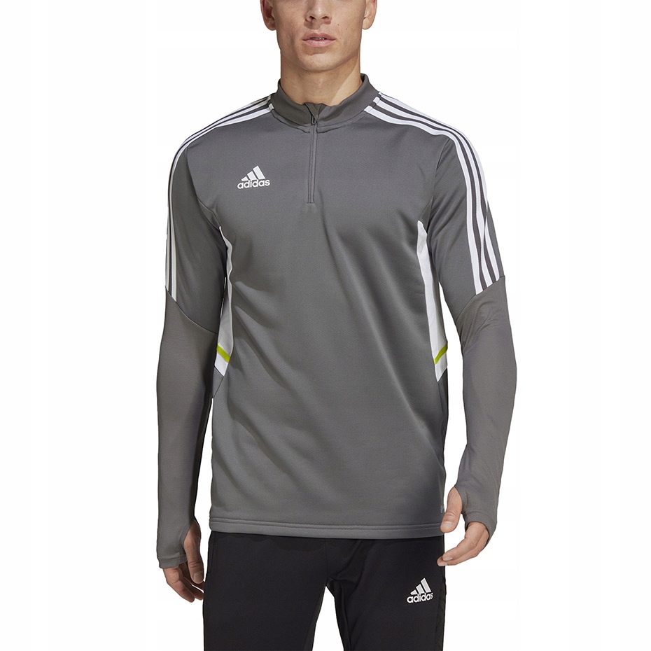 adidas pánská mikina s rozepínacím zipem 1/4 sportovní tréninková, pohodlná, velikost M