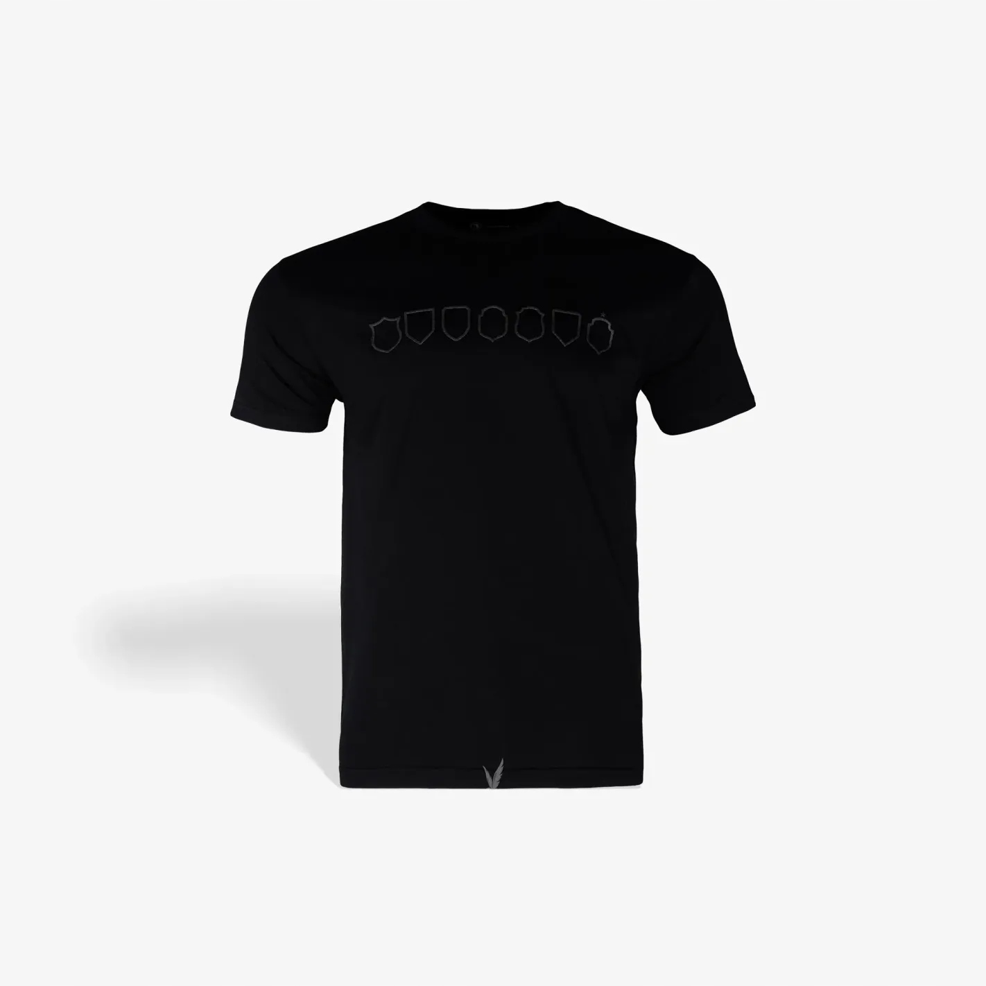 Koszulka czarna historia herbów Jagiellonia Białystok roz. M dla kibica