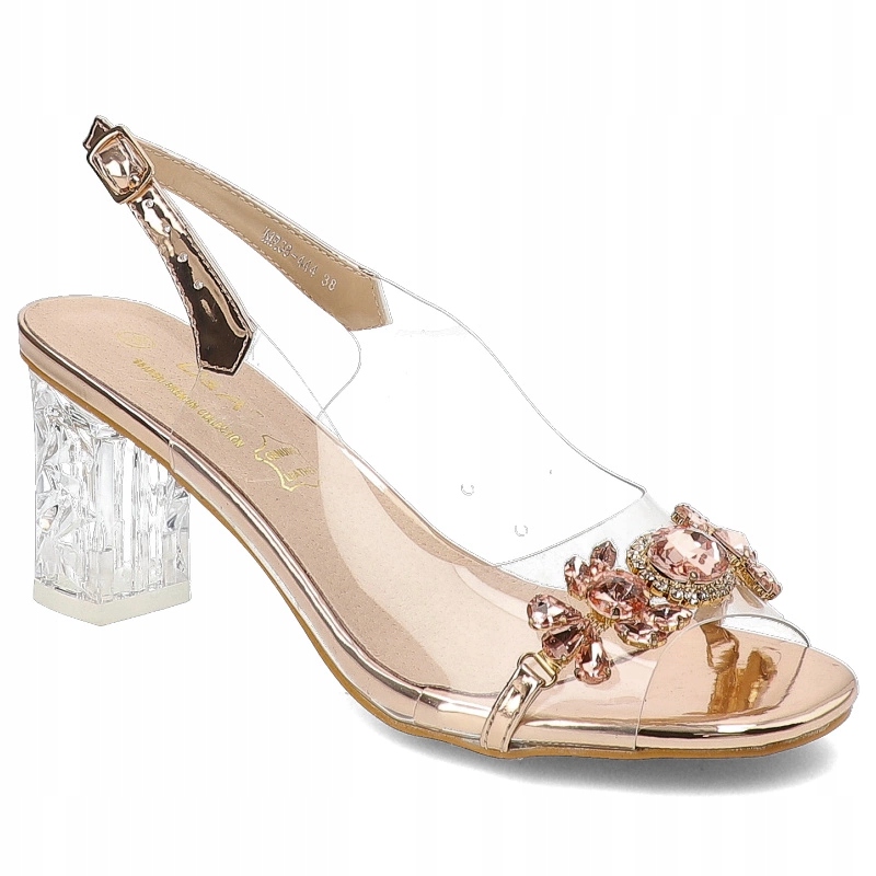 Růžové sandály S.Barski Elegantní dámská obuv