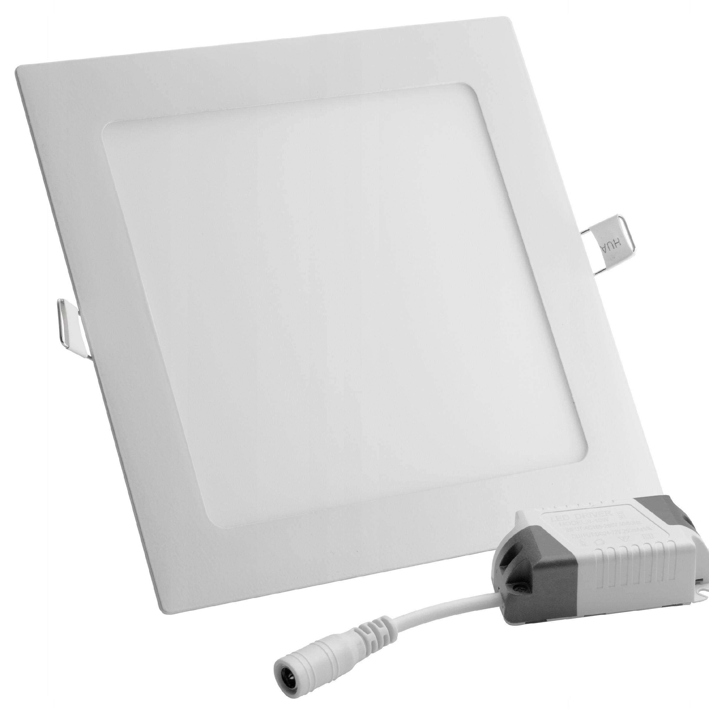 

Panel Led podtynkowy kwadratowy 1620lm 18W CCD Nw