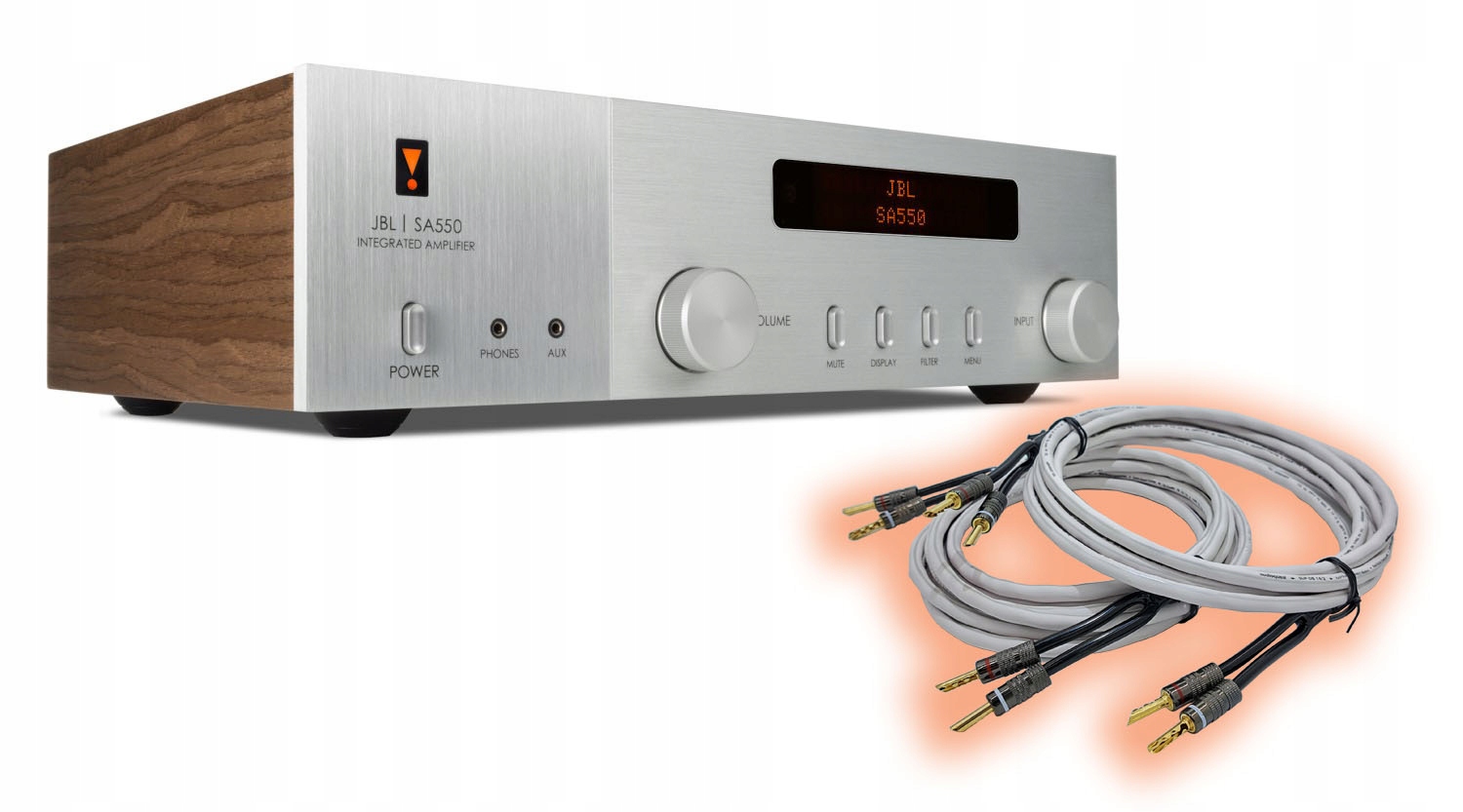 Jbl SA550 zesilovač s výkonem 2 x 90 W Plus Kabel Audioquest FLX-SLiP 14/2 3,0 m