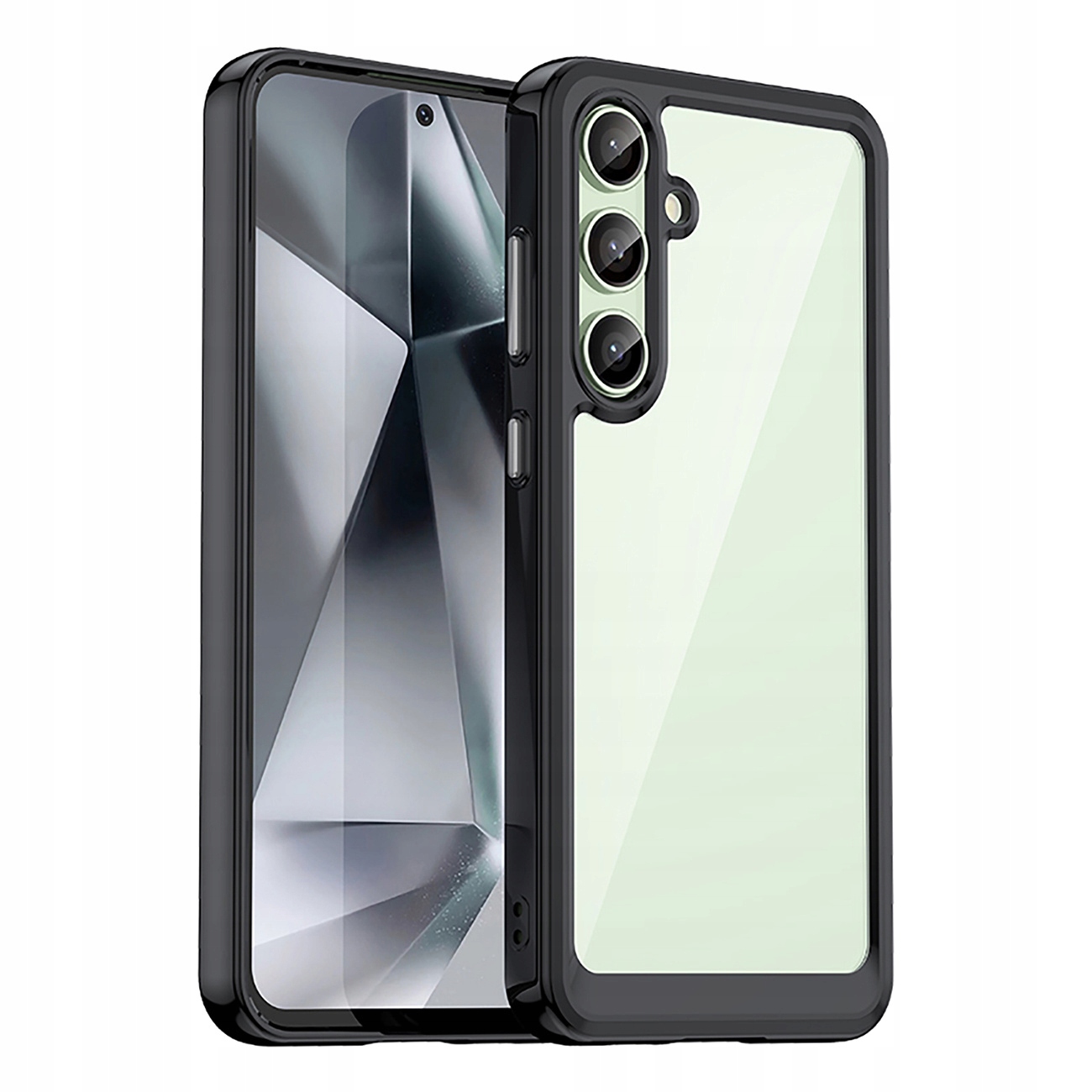 Etui silikonowe z żelową ramką do Samsung Galaxy S24 Fe Outer Space Case