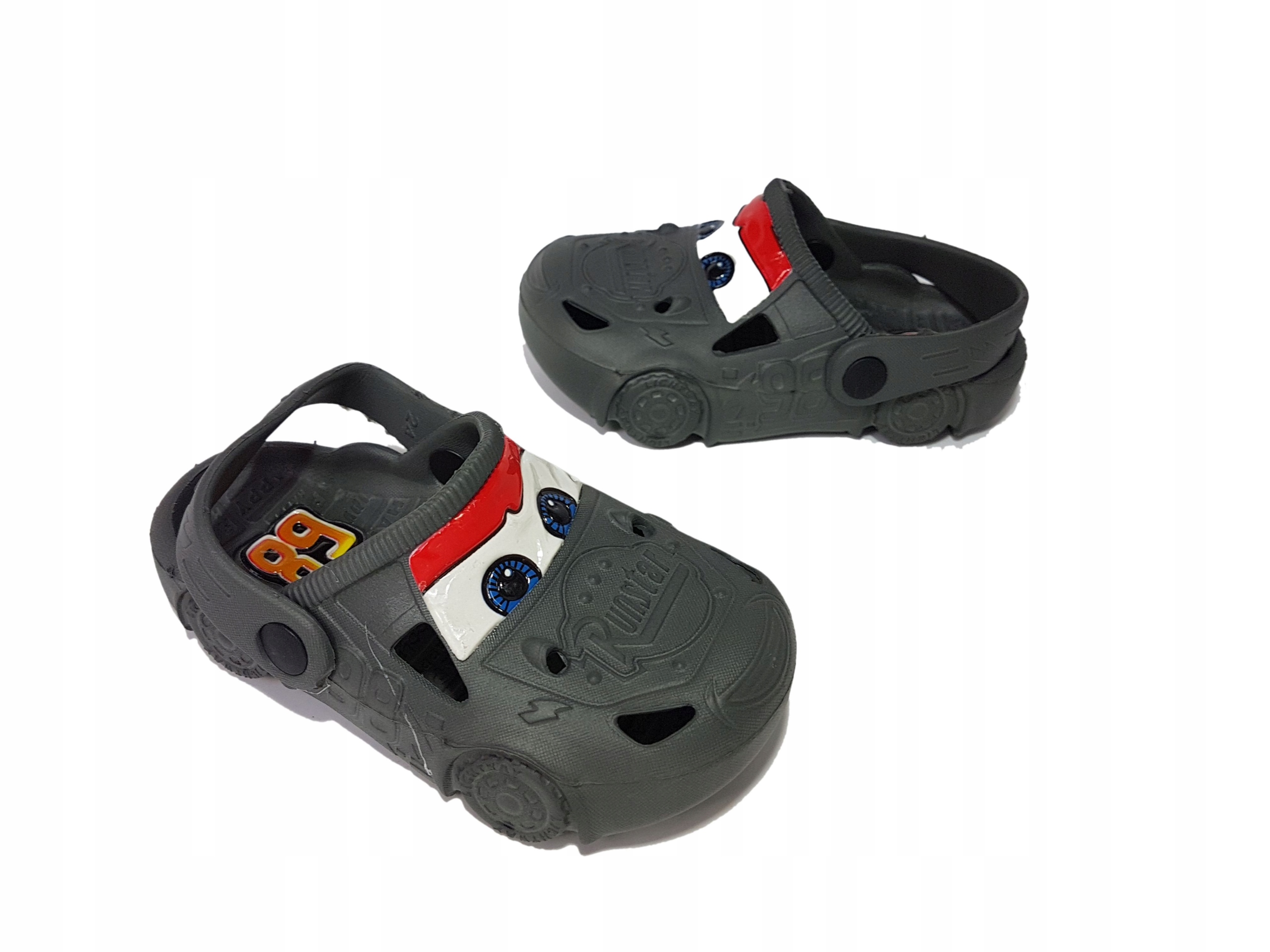 

Szare Cars Klapki Kroksy -25- Krokodylki Zygzak MC