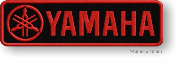 

Naszywka termo naszywki Yamaha haft 140mm x 40mm