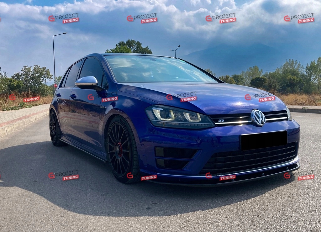 Dokładka przedniego zderzaka do VW GOLF VII 2013-2016 czarny połysk Producent części Inny