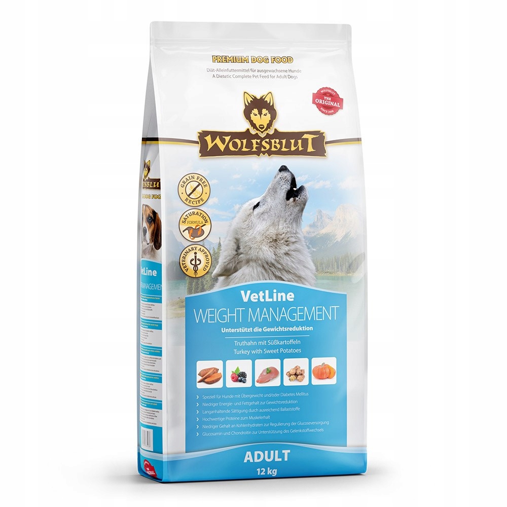 Levně Wolfsblut VetLine Weight Management suché krmivo pro psy 12 kg