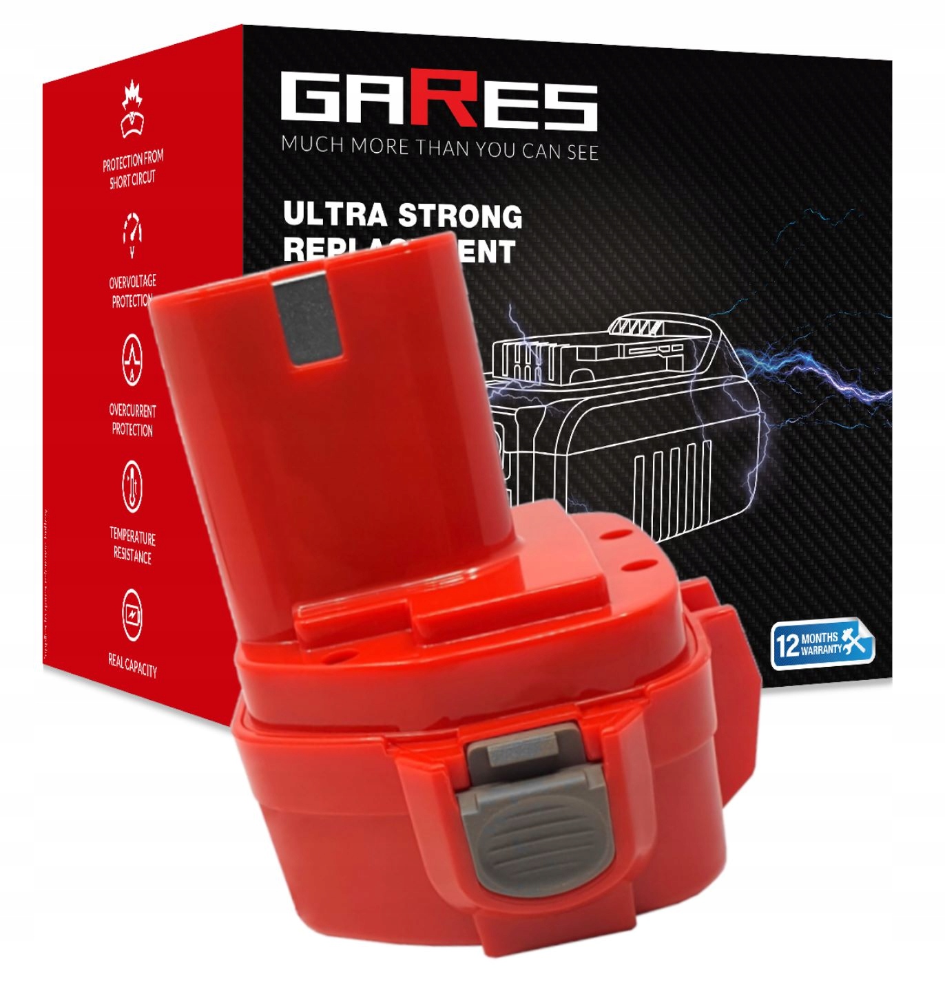 Akumulátor pro Makita 6918DWA UB120DWA 6270DWALE 12V 3Ah