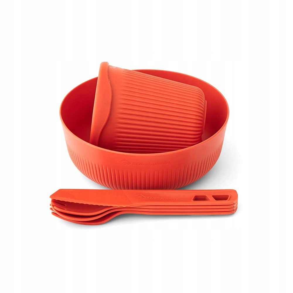 Sada nádobí Sea To Summit Passage Dinnerware Set 1 Person 6 Piece Orange