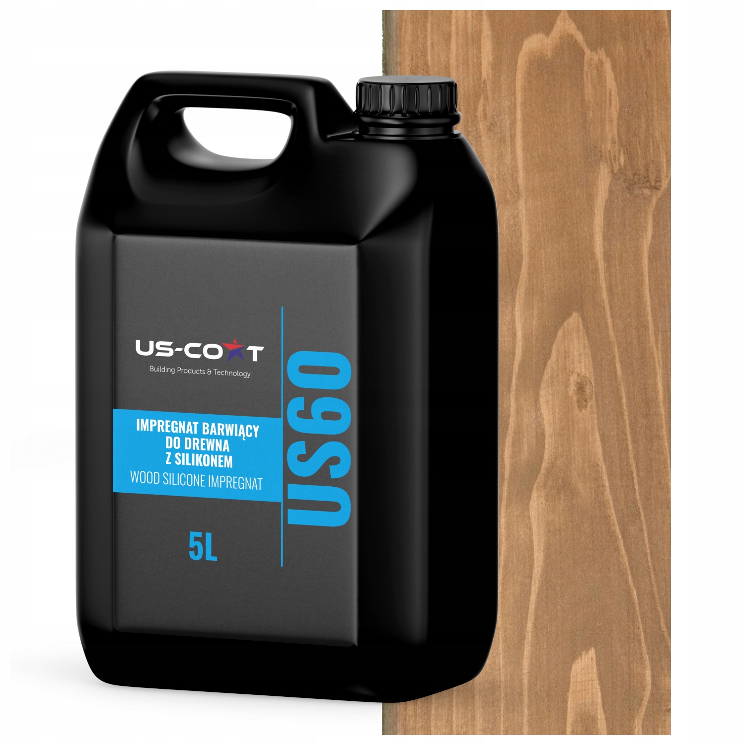 Impregnat Barwiący Do Drewna Z Silikonem 2w1 Altana Uv Kolor Irchowy Beż 5L