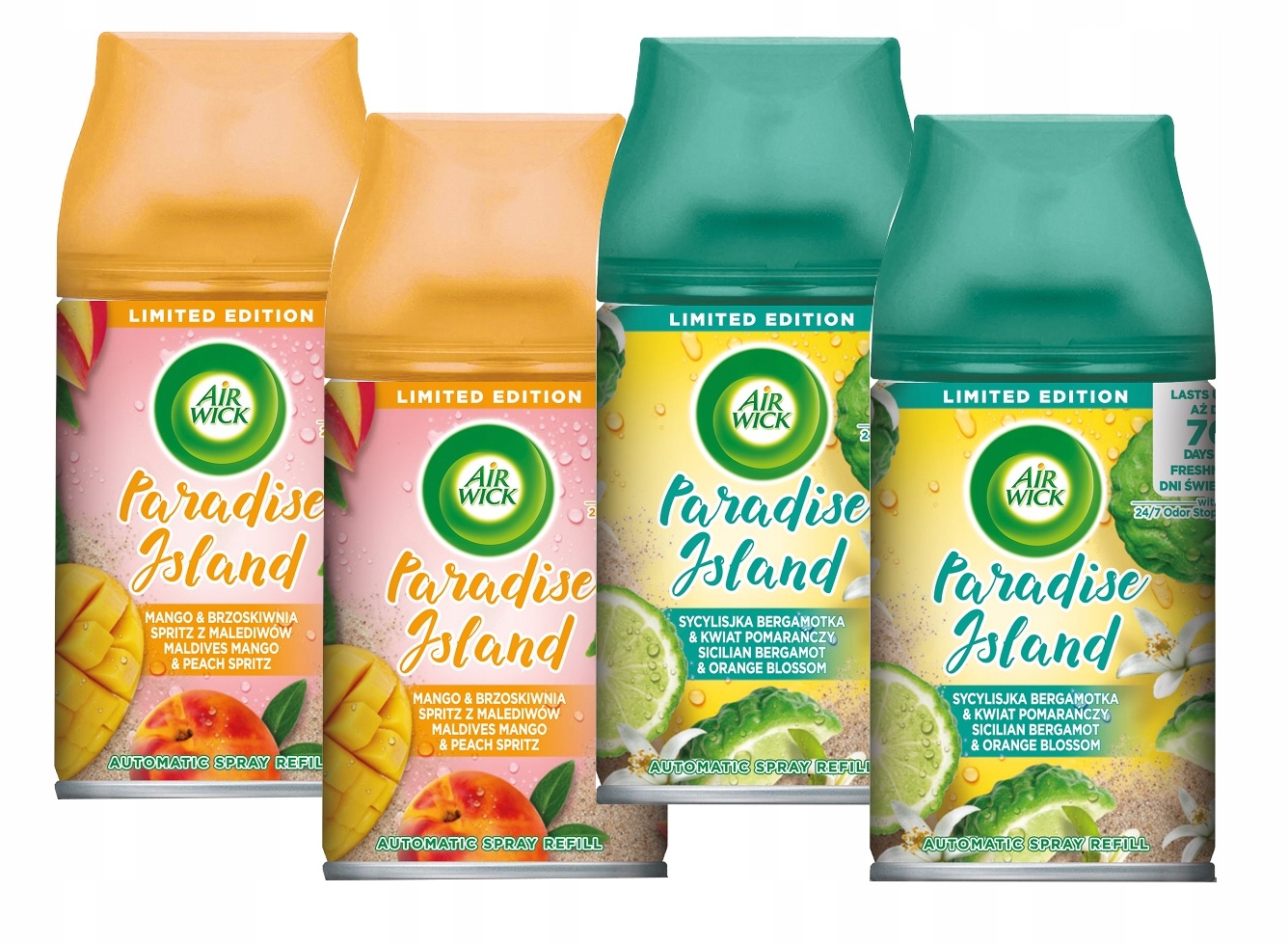 

Air Wick Freshmatic wkład Paradise MIX 250 ml x4