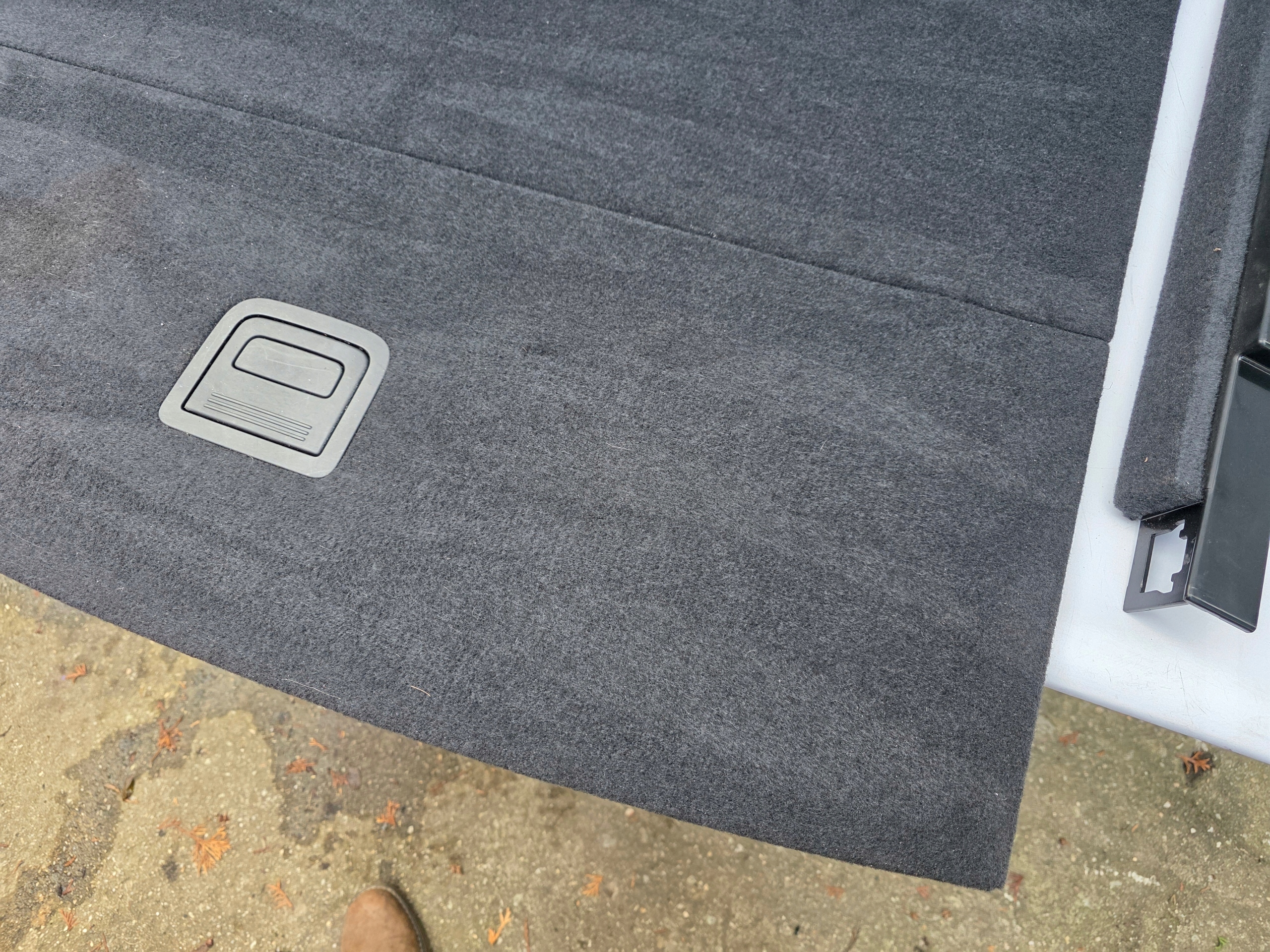 floor mats boot below PRZESUWANA seat AUDI Q5 FY II 80A