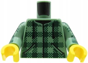 

Lego tors figurki zielona bluza koszula w kratę