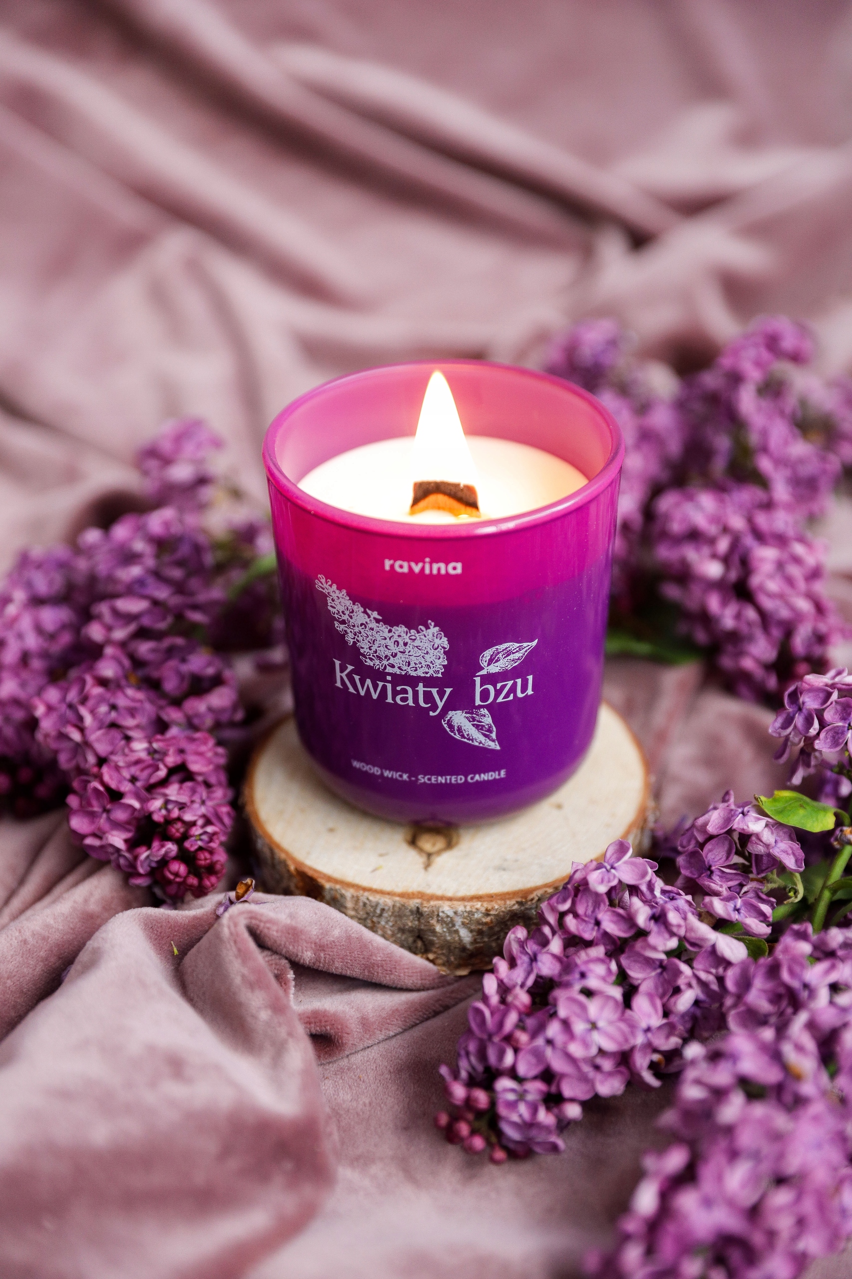 KWIAT BZU ŚWIECA ZAPACHOWA ŚWIECZKA SOJOWA KWIATY DLA MAMY DZIEŃ MATKI Nazwa zapachu producenta Zapach Bzu