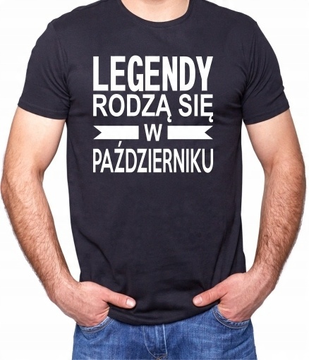 

Urodziny Prezent Koszulka Legendy Październik 24h
