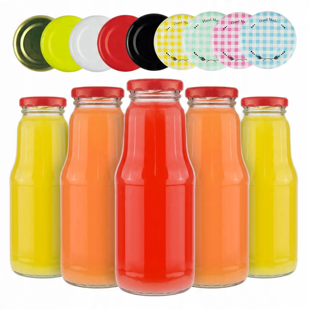 

100x Butelki na sok soczek Fruit 300ml Wieczko