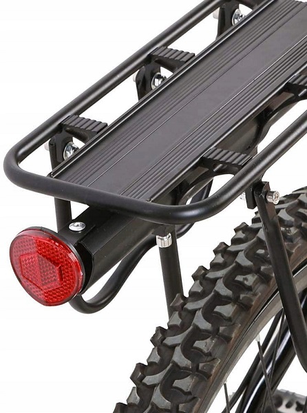 BAGAŻNIK ROWEROWY TYLNY UNIWERSALNY ALUMINIUM 50KG Waga 500 g