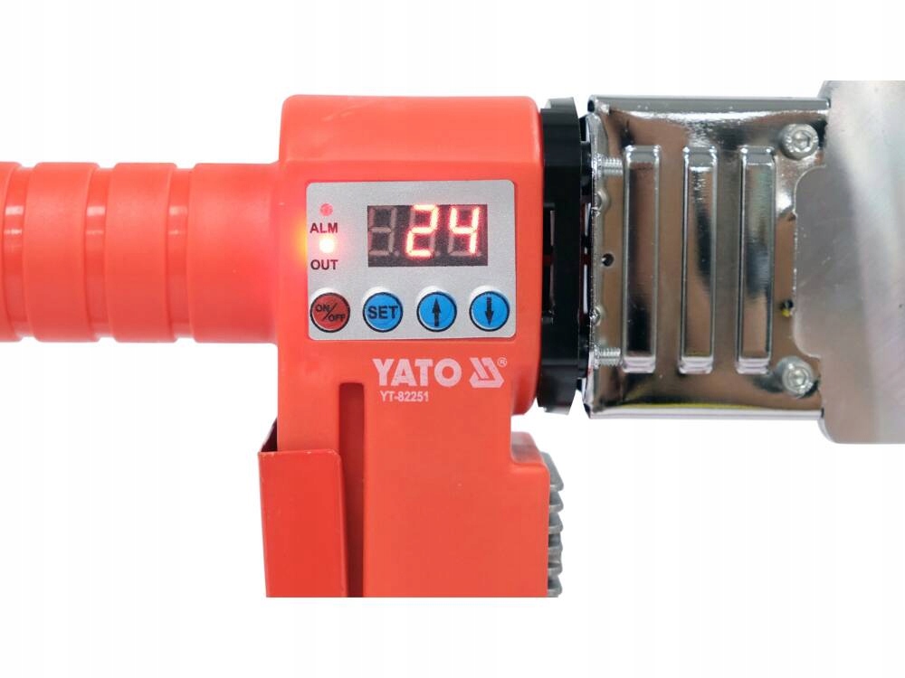 ZGRZEWARKA DO RUR TERMOPLASTYCZNYCH 800W MATRYCE 16-32mm Maksymalna temperatura pracy 320°C