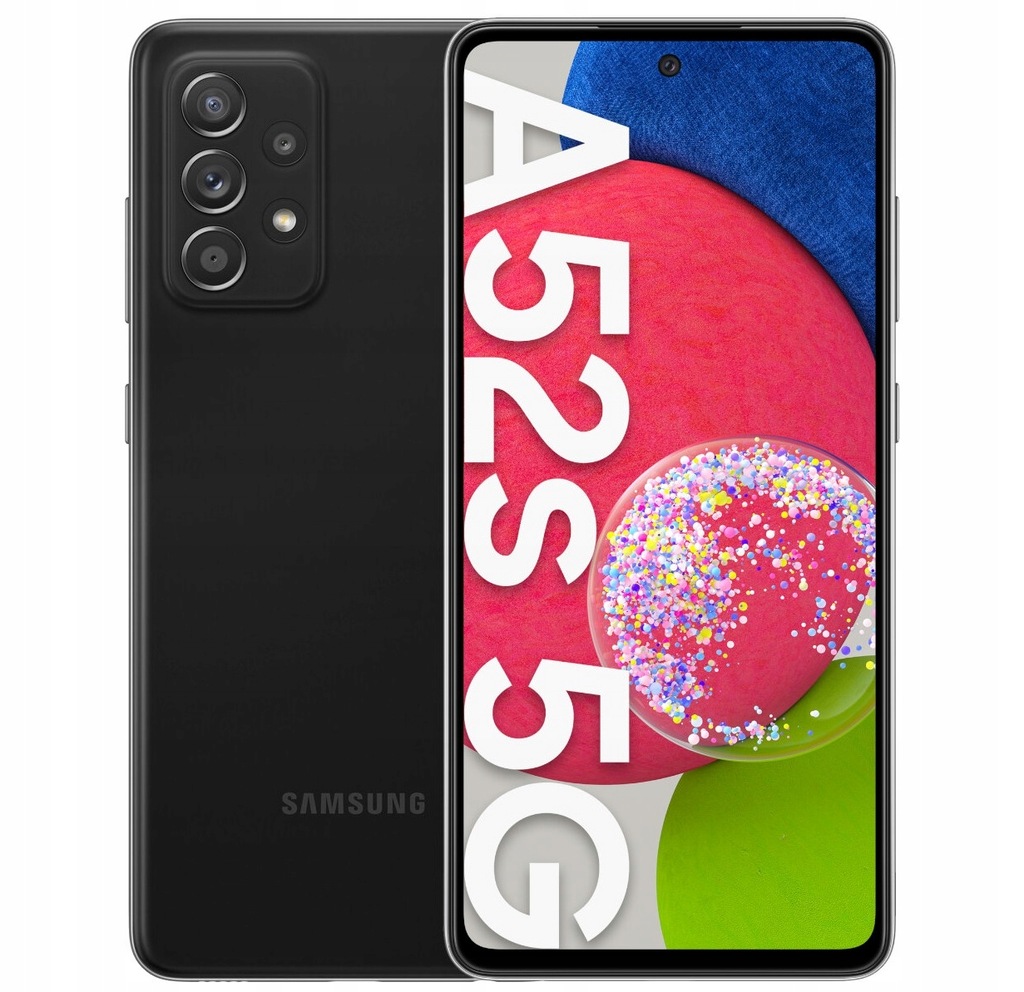 Samsung Galaxy A52s 5G 6/128GB A528B/DS Czarny Oryg. opakowanie Nowy