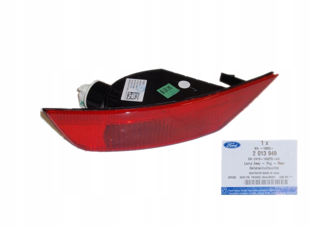 LAMPA PRZECIWMGIELNA TYL LEWA KUGA MK2 ECOSPORT