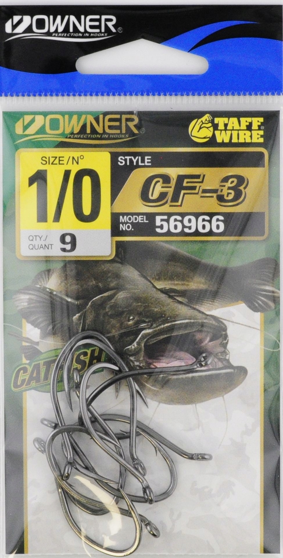 r. 1/0 Haczyki Haki Sumowe Owner CF-3 Kute Hi-carbon