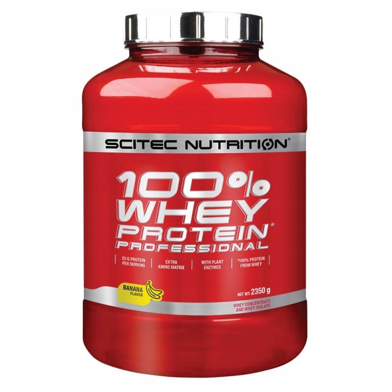 SCITEC 100% Whey Protein 2350g Białko Serwatkowe Masa Mięśniowa — 10
