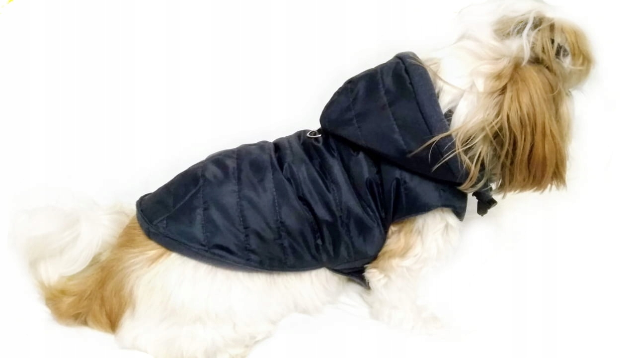 Levně Ručně šitá bunda s tmavě modrou XL Shih Tzu
