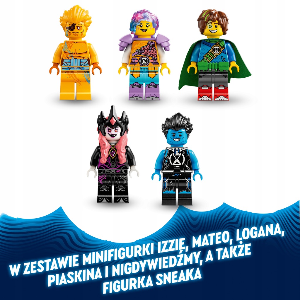 LEGO DREAMZZZ WIEŻA LUB FORTECA PIASKINA 2W1 OBROTOWY DACH DZIAŁO BROŃ SIĘ Płeć chłopcy dziewczynki