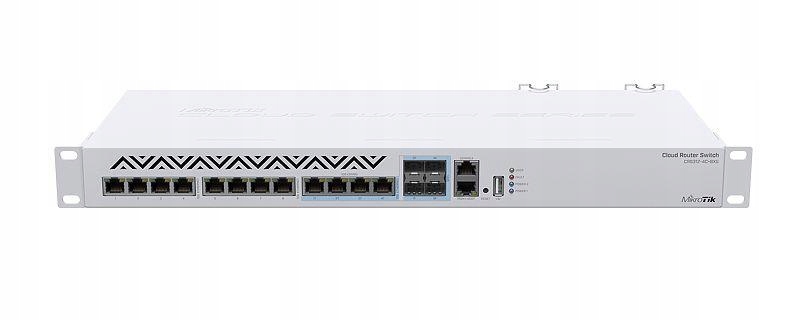 Switch|MIKROTIK|Typ L3|Rack 1U|8x10Base-T 100Base-TX|4xSFP|1xRJ45|CRS312
