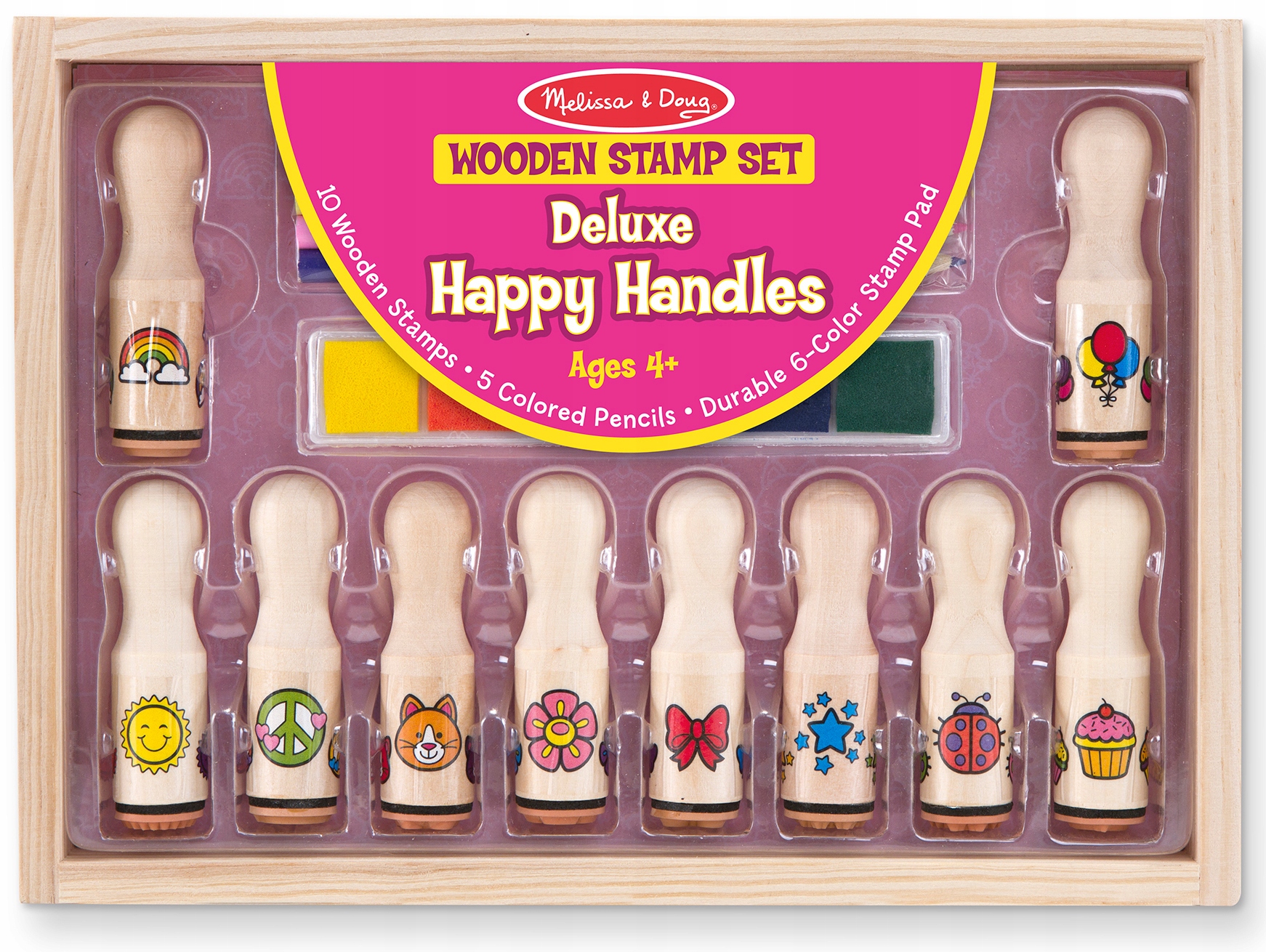 MELISSA AND DOUG - ZESTAW STEMPELKÓW DELUXE DREWNO Marka Melissa & Doug