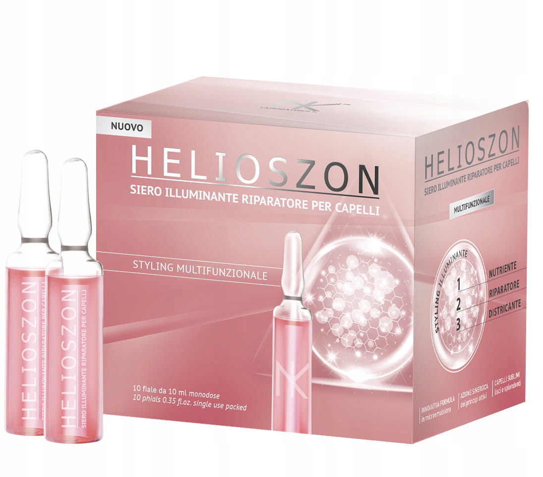 Helioszon Rozjasňující a opravné sérum na vlasy 10x10 ml